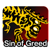 badge Sin of Greed