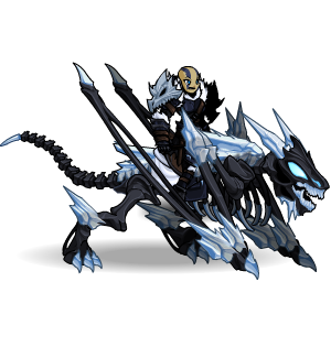 Dark Frost Dragon Rider male