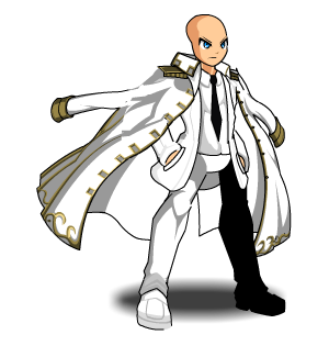 White Royal Mafia Coat male