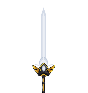 Obsidian Paladin Star Sword