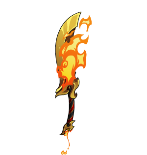 Enraged Pyromancer's Sabre